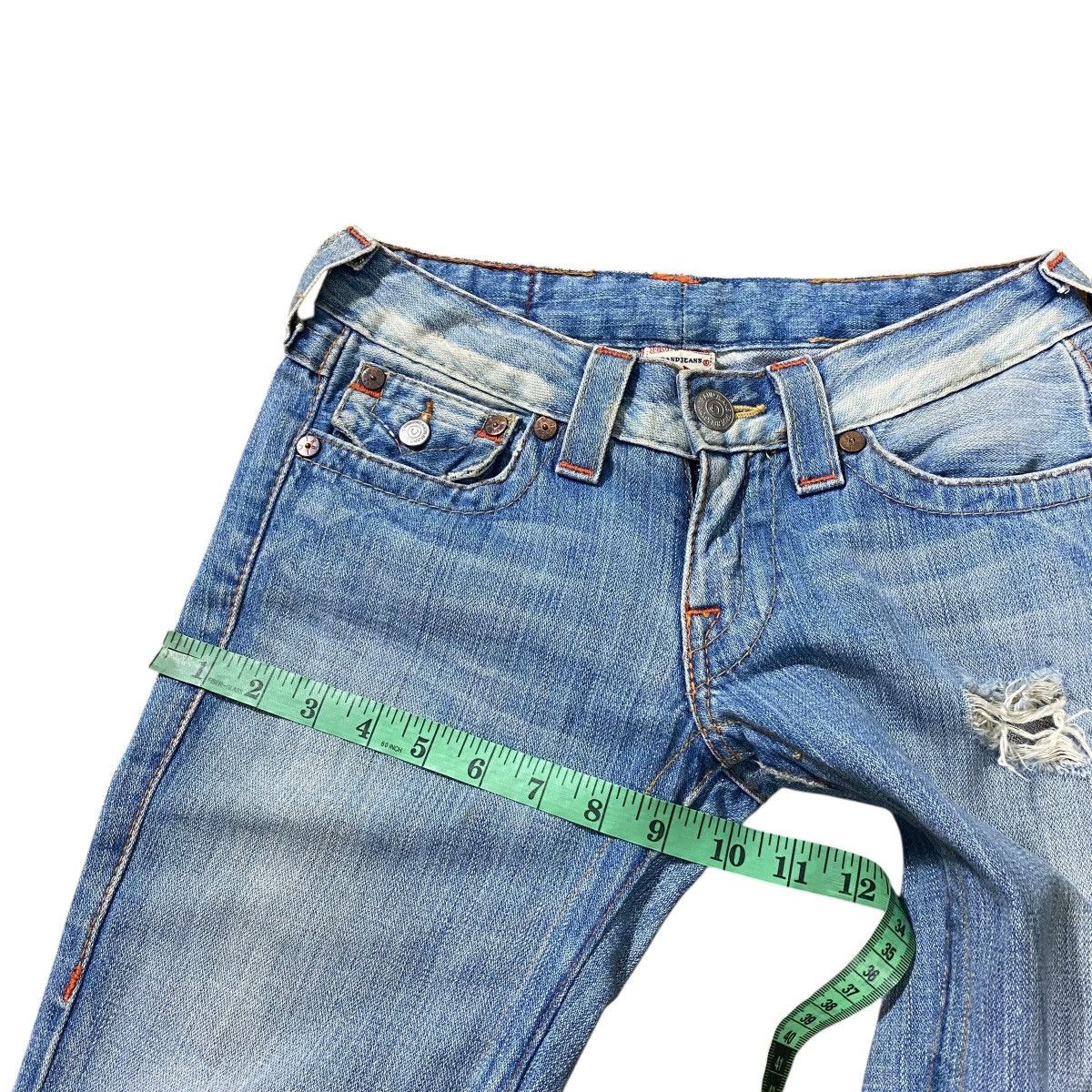 True Religion Vintage True Religion Section Joey Size 26 Colour Blue Size 26" / US 2 / IT 38 - 19 Thumbnail