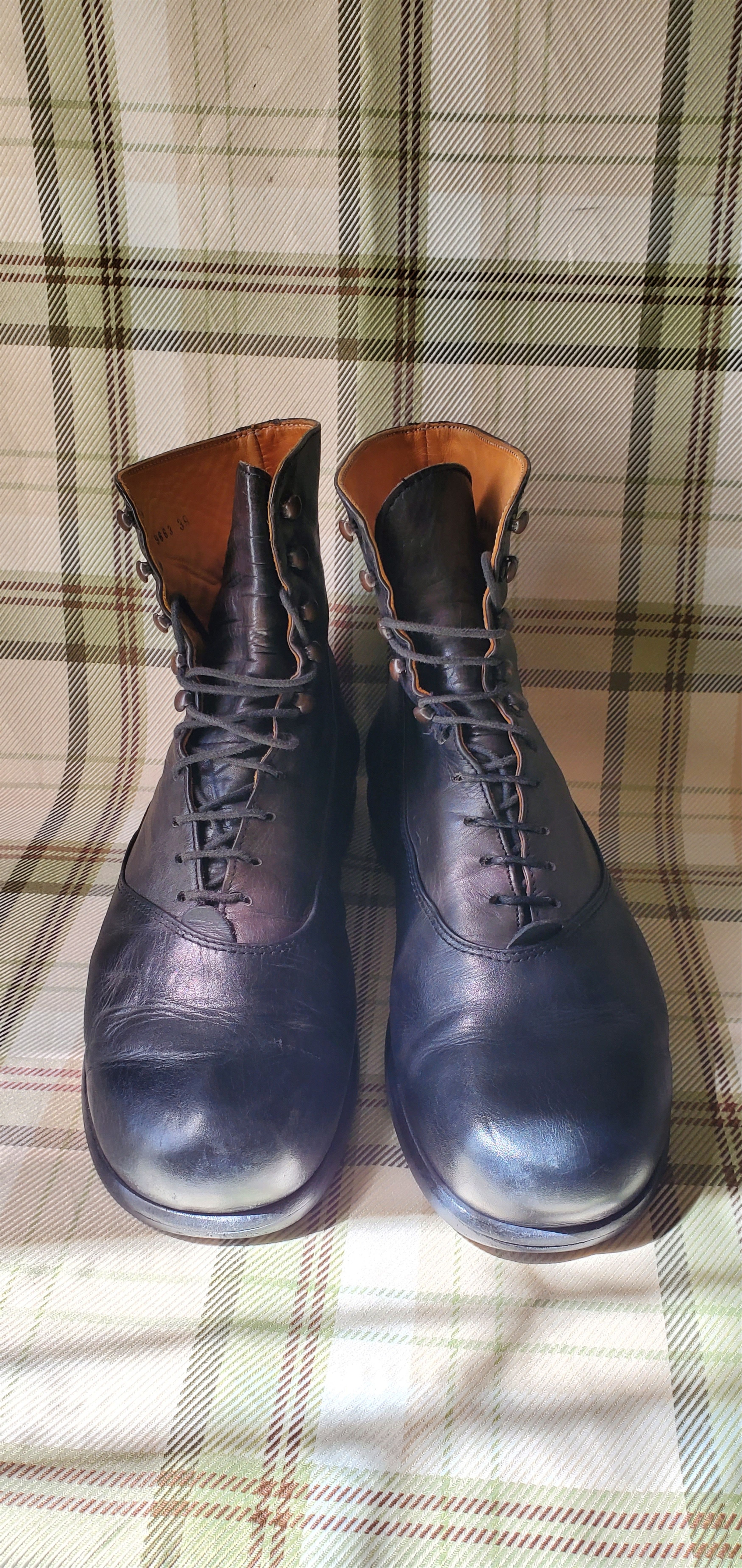 Trippen Trippen Black Lace Up Ankle Boots Size US 9 / IT 39 - 2 Thumbnail
