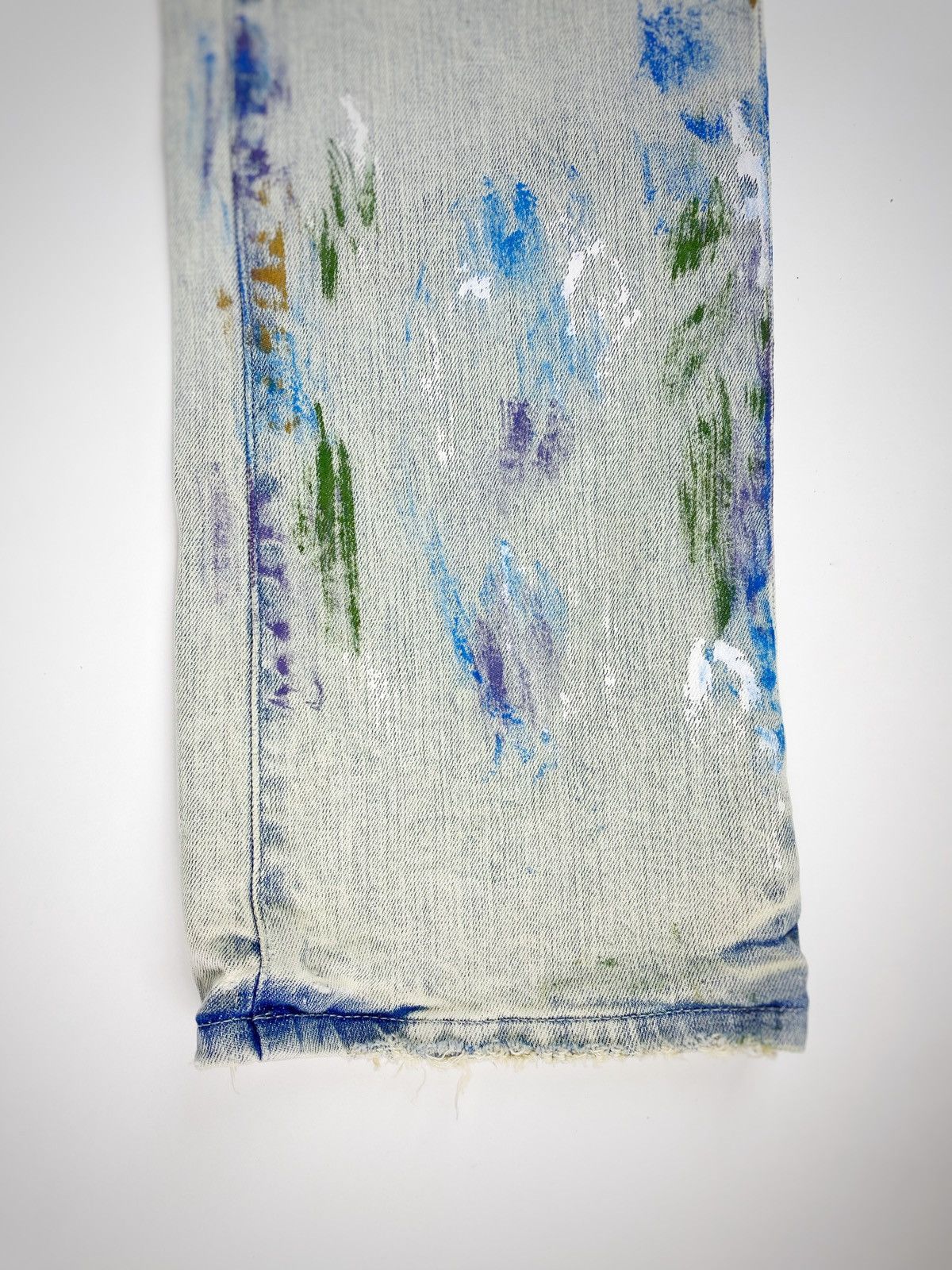 Purple Brand PURPLE BRAND Paint Splatter 32 Style P004 Slim Boot Jeans Size US 32 / EU 48 - 8 Thumbnail
