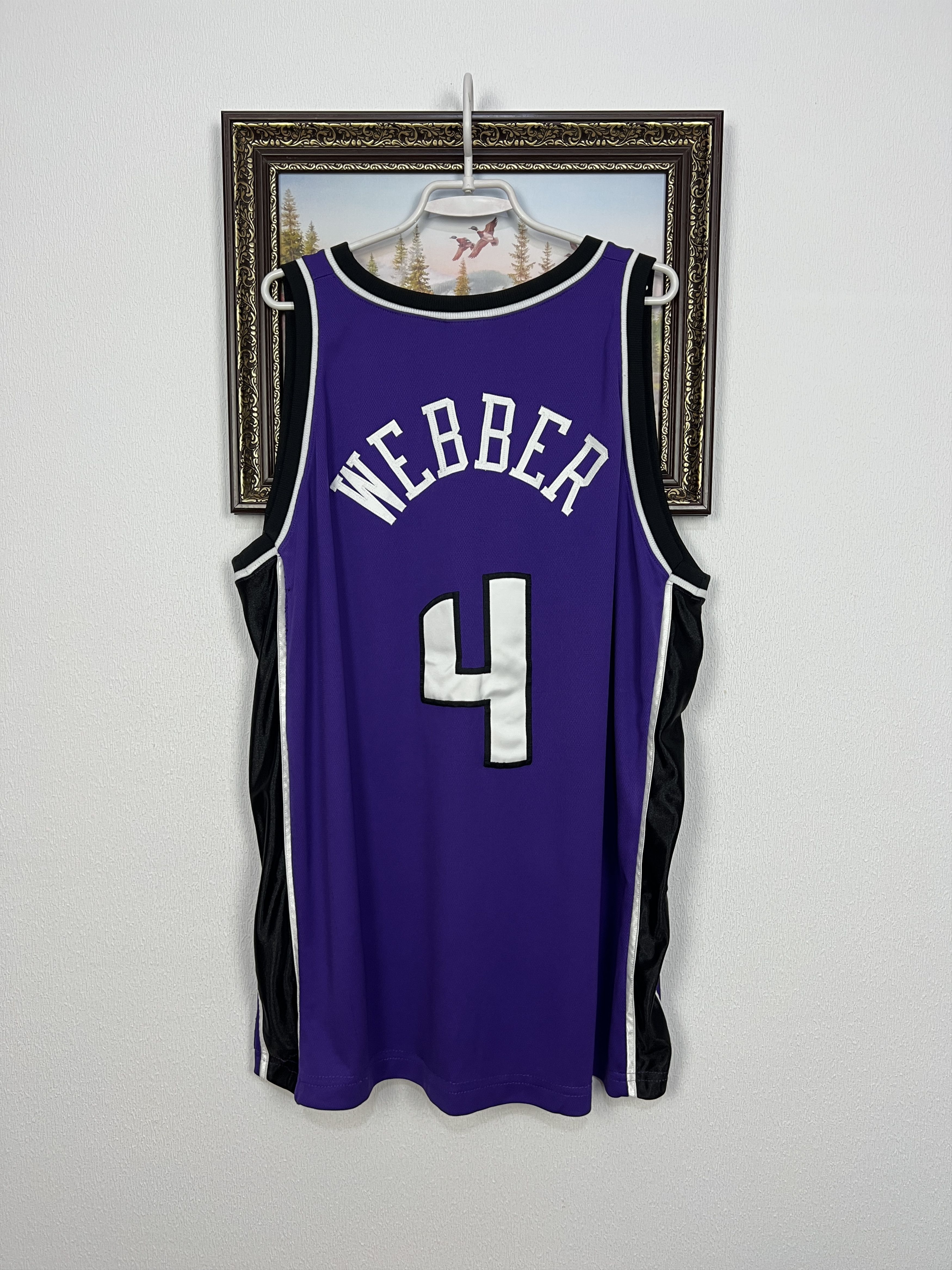 Reebok Webber Sacramento Kings Authentic Reebok Jersey NBA Size US XXL / EU 58 / 5 - 8 Thumbnail