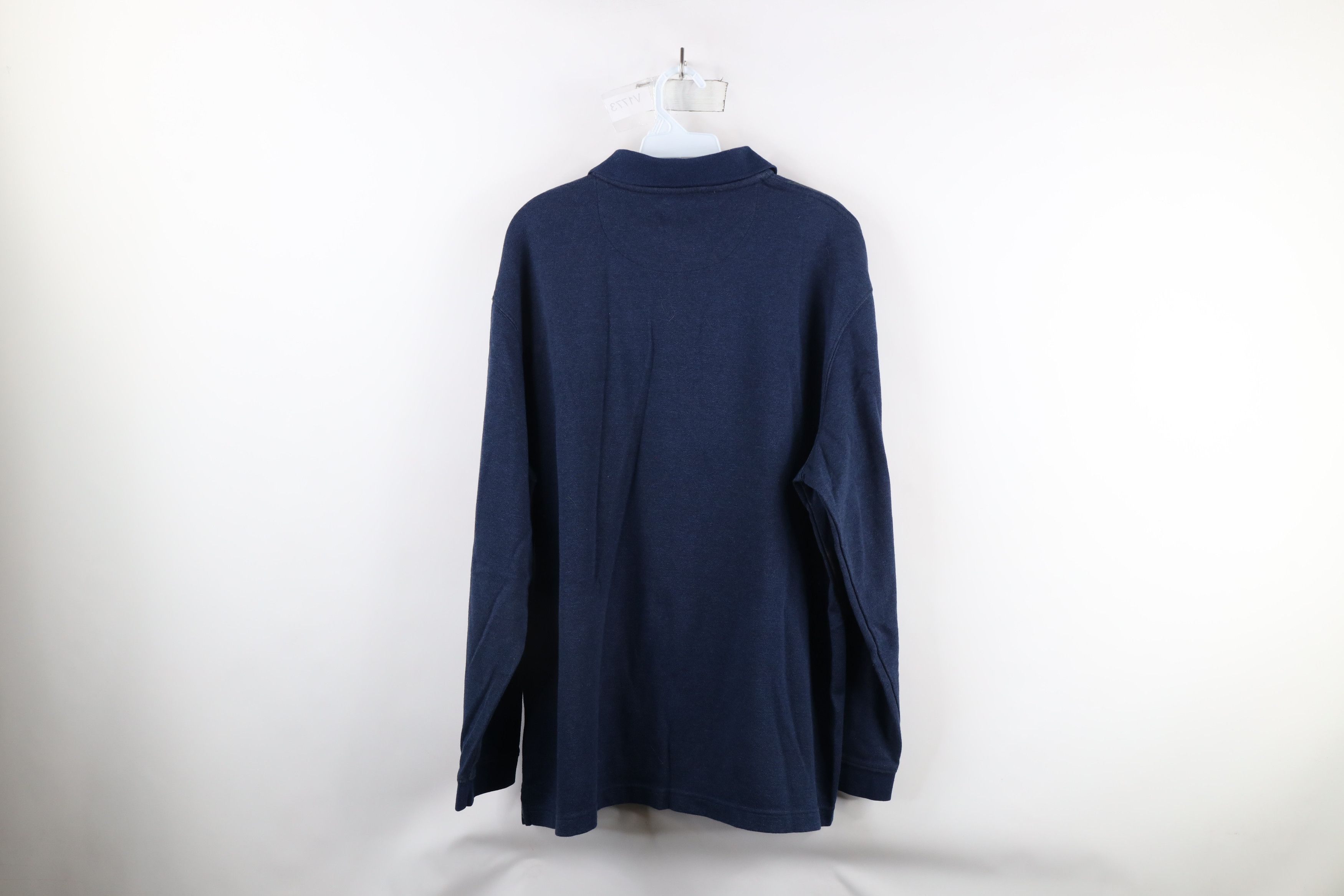 Vintage Vintage 90s Streetwear Diamond Knit Long Sleeve Rugby Polo Size US XL / EU 56 / 4 - 7 Thumbnail