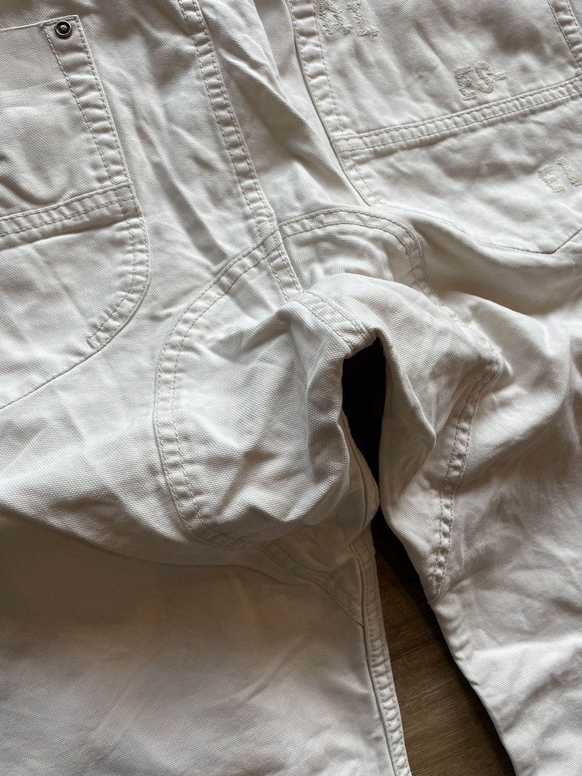 Diesel Diese OffWhite Reconstructed Pant Size US 31 - 4 Thumbnail