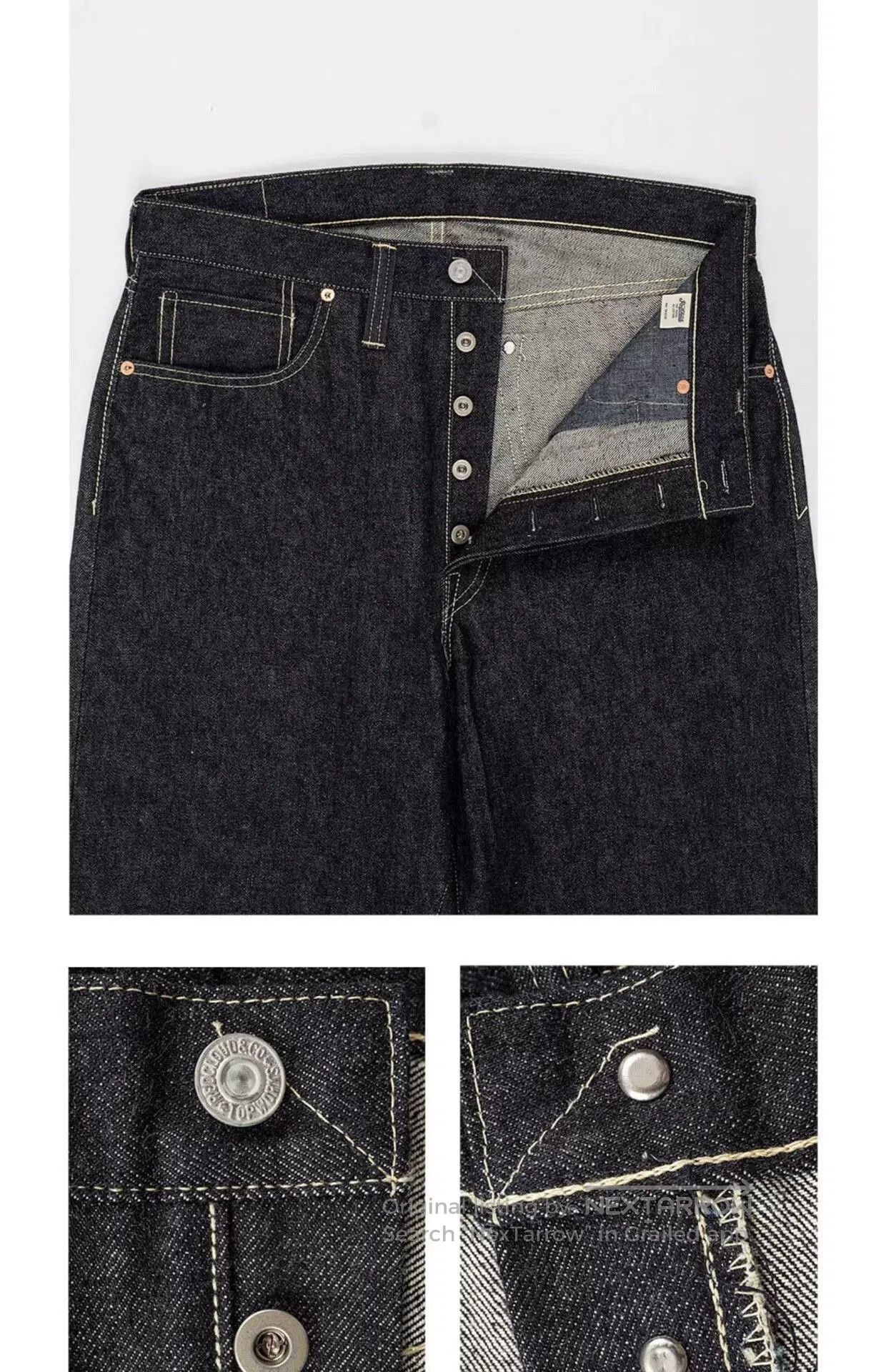 Red Clouds Collective Redcloud WW2 Model S424XXst Denim Pants. Size US 32 / EU 48 - 2 Thumbnail