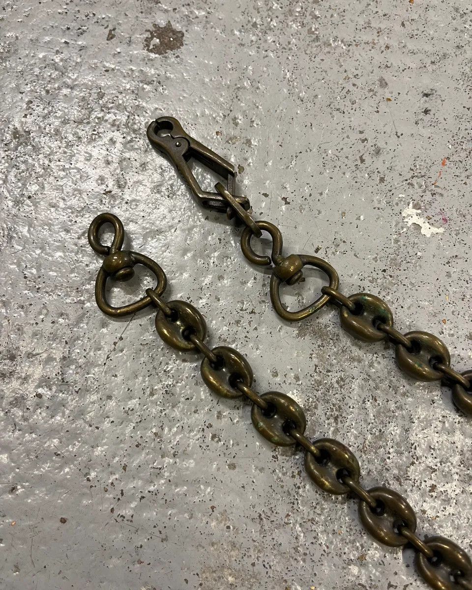 Dolce & Gabbana 2000s Dolce & Gabbana Bronze Coffee Beans Cuban Link Necklace Size ONE SIZE - 6 Thumbnail