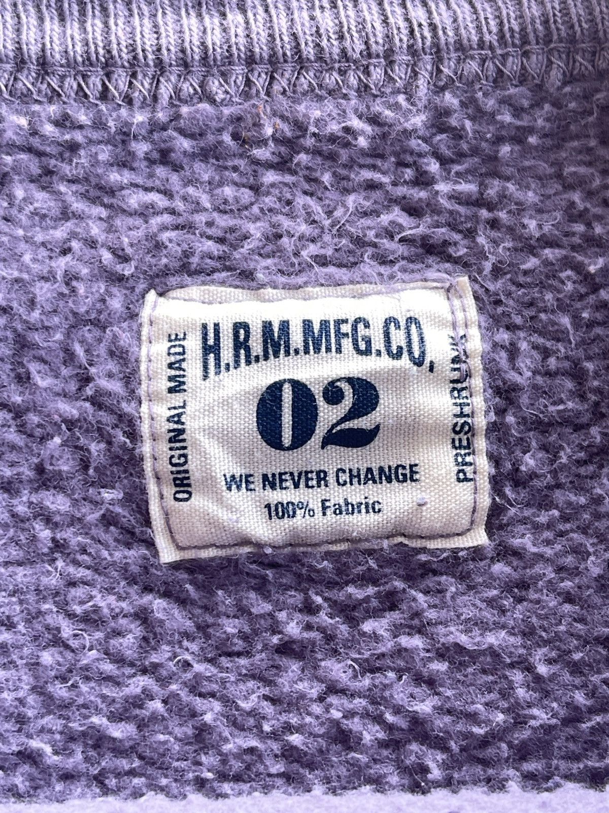 HOLLYWOOD RANCH MARKET H.R.Market MFG.Co Big Logo Sweater Sunfaded Size US M / EU 48-50 / 2 - 11 Thumbnail