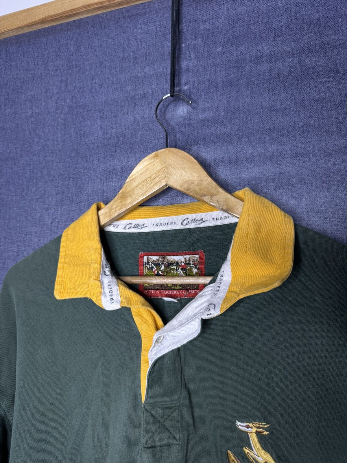 Cotton Traders Vintage South Africa Rugby Cotton Traders Jersey Springboks Size US XL / EU 56 / 4 - 4 Thumbnail