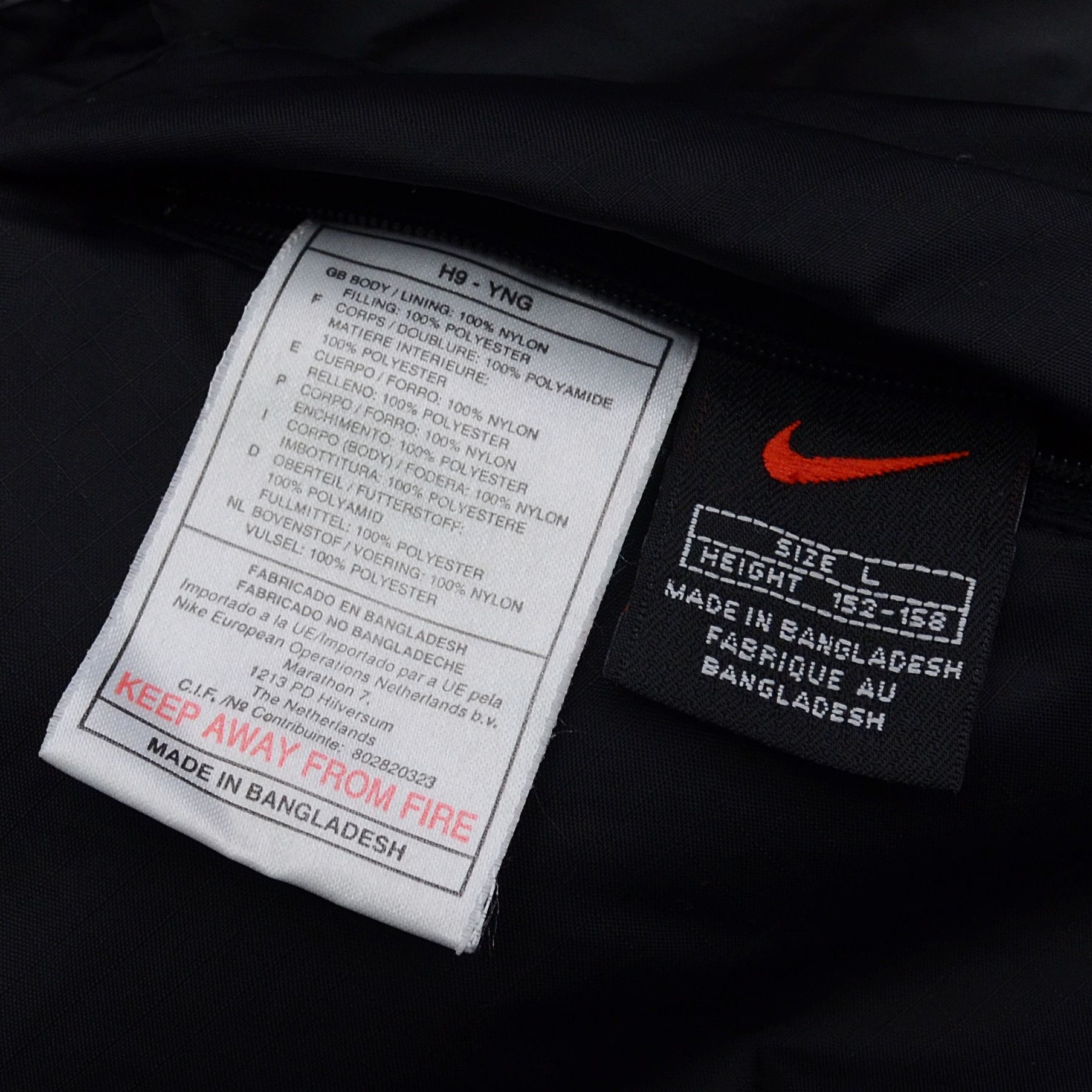 Nike Vintage Beige Puffer Jacket y2k retro Two-Sided AcG