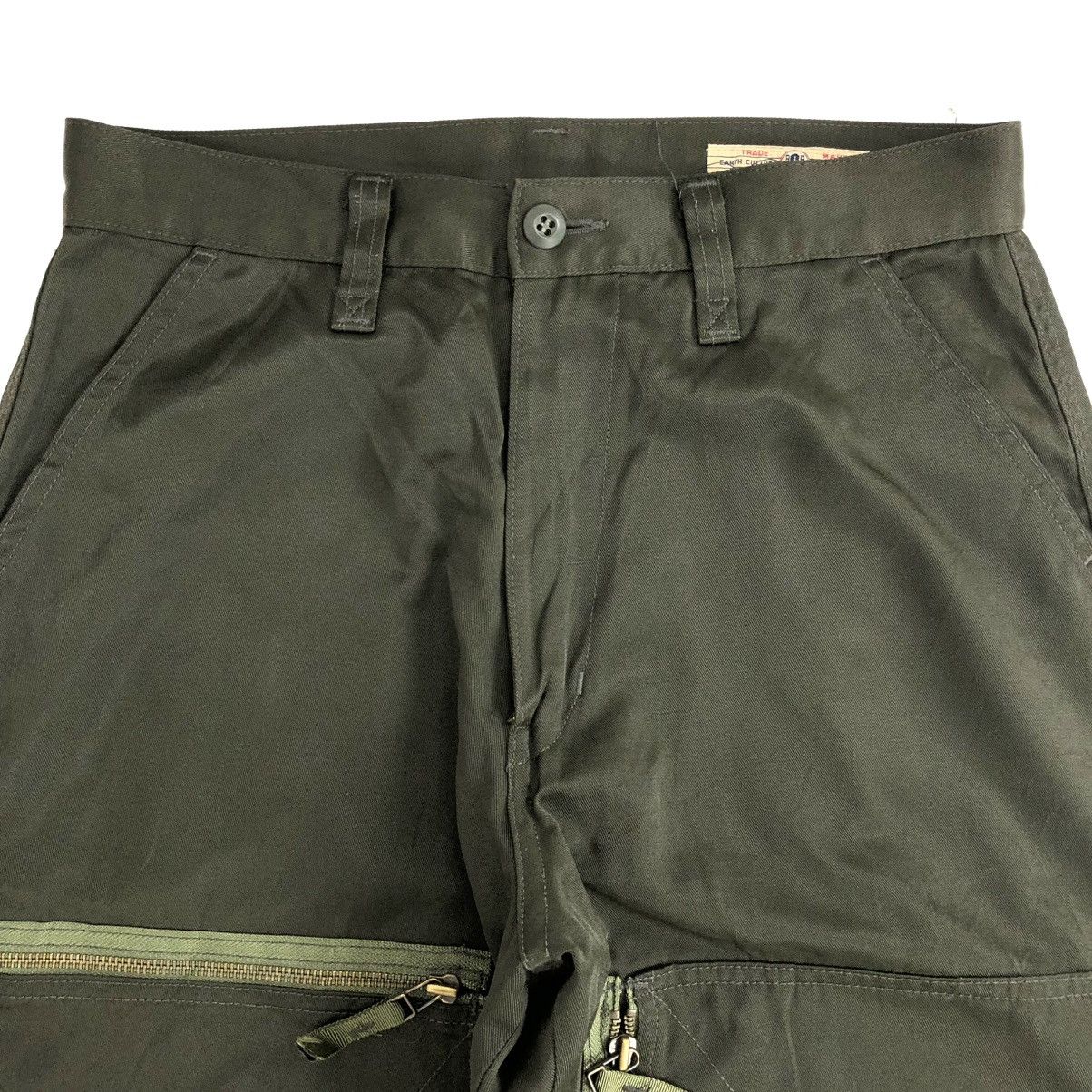 If Six Was Nine × Japanese Brand × Le Grande Bleu (L.G.B.) Vintage Bobson Big Pocket Bondage Cargo Olive Green Pants Size US 29 - 3 Thumbnail