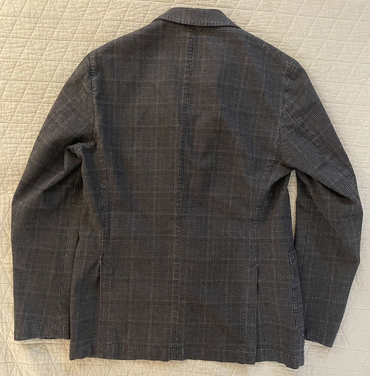 L.B.M. 1911 Prince of Wales Check Patch Pocket Jacket Size 40L - 5 Thumbnail