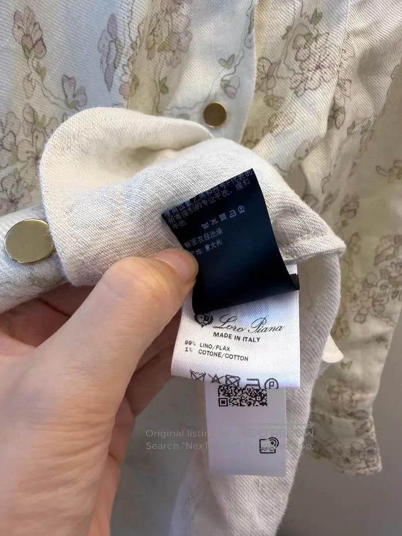 Loro Piana Loro Piana Gentle National Style Floral Linen Dress Size XS / US 0-2 / IT 36-38 - 9 Thumbnail