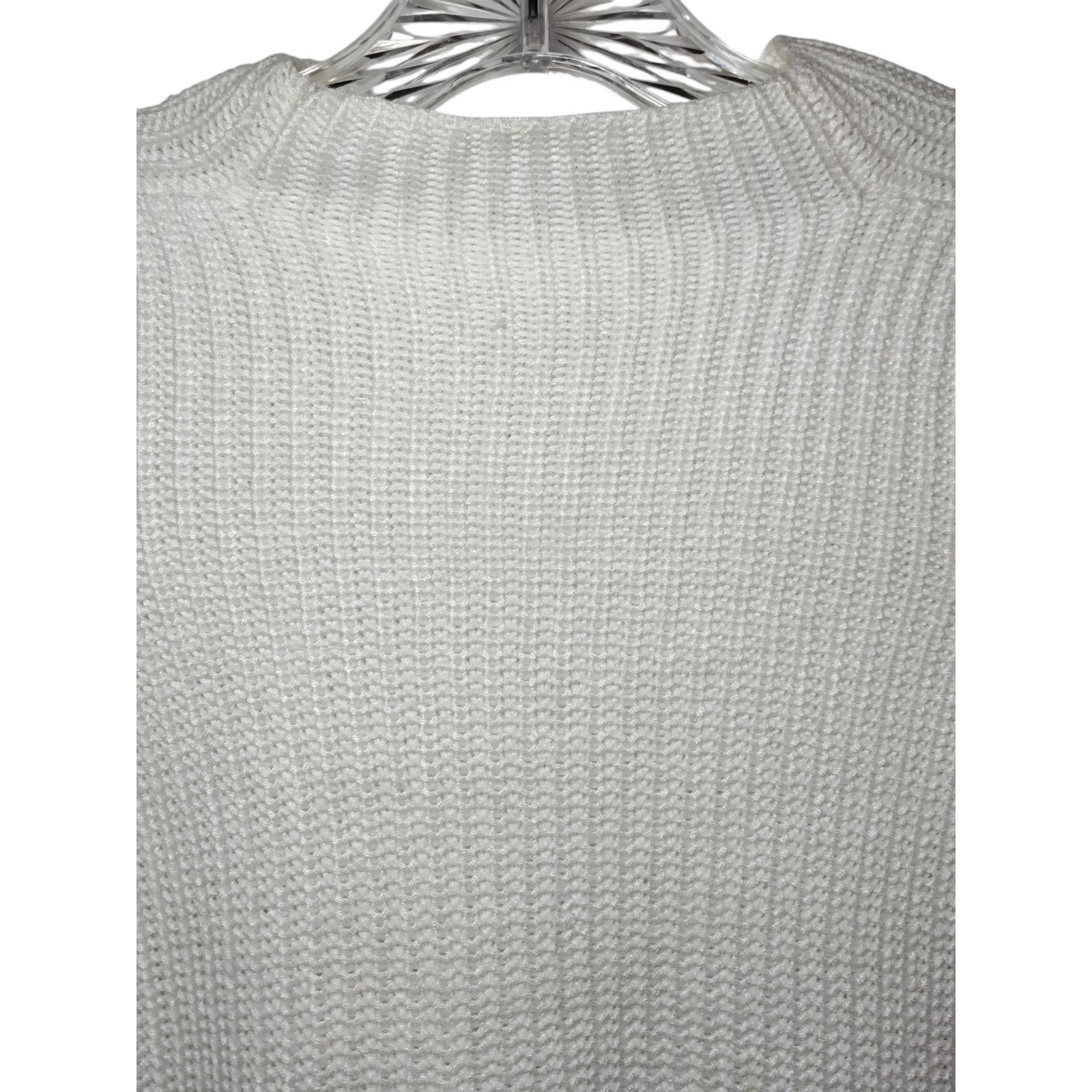 American Apparel American Apparel Sweater Long Sleeves Rib Knit White Small Size S / US 4 / IT 40 - 7 Thumbnail