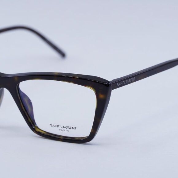 Saint Laurent Paris 🕶️ New Saint Laurent SL737 MICA THIN OPT 002 Eyeglasses Size ONE SIZE - 3 Thumbnail
