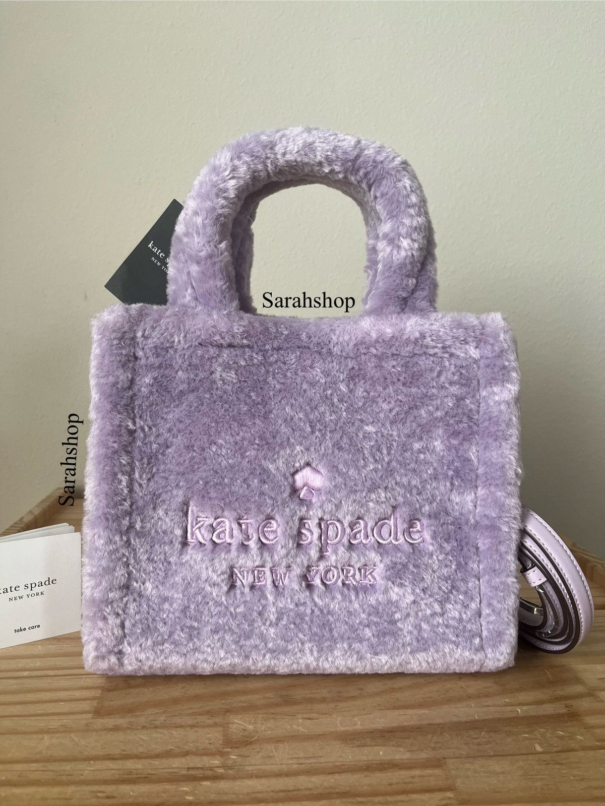 【Kate Spade】Ellie Faux Fur Large Tote ◆国内発送◆ Kate Spade Bag Malaysia | Kate Spade Ellie Faux Fur Small