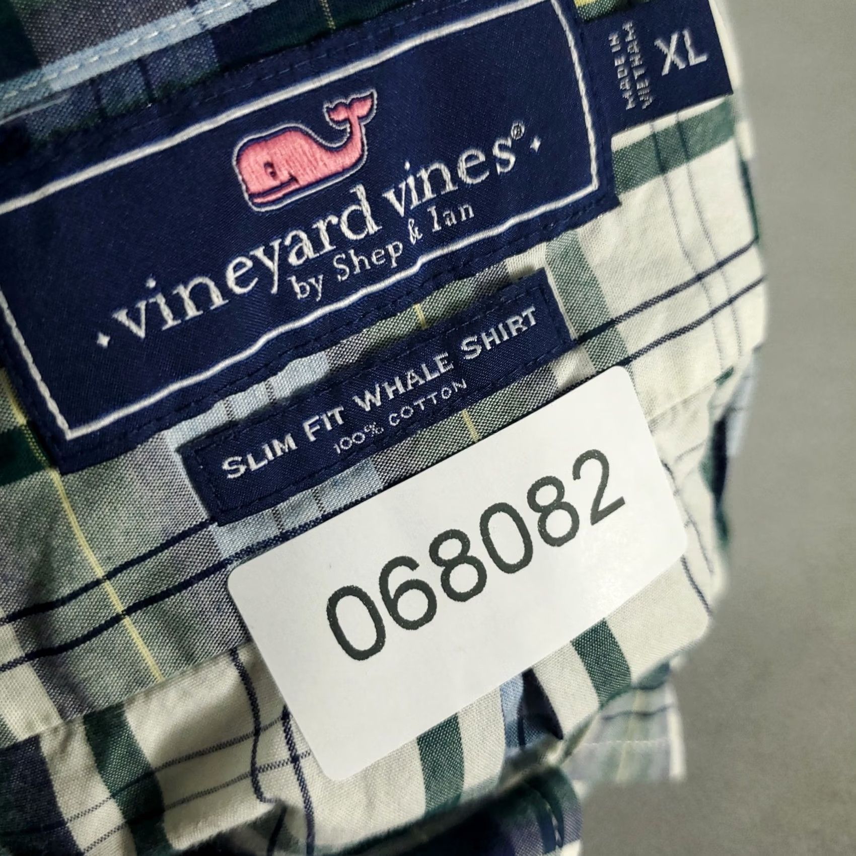 Vineyard Vines Vineyard Vines Shirt Mens XL Blue Plaid Slim Fit Casual Button Up Long Sleeve Size US XL / EU 56 / 4 - 7 Thumbnail
