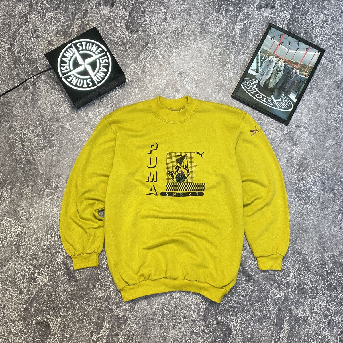 Puma Vintage Puma Big Graphic Logo 90’s Streetwear sweatshirt Size US S / EU 44-46 / 1 - 1 Thumbnail