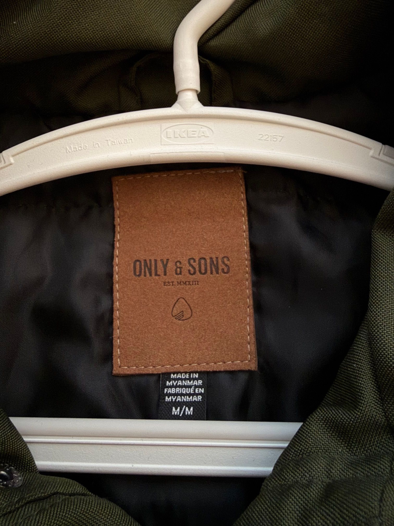 ONLY & SONS ONLY & SONS Green Winter Parka - Size M Size US M / EU 48-50 / 2 - 4 Thumbnail