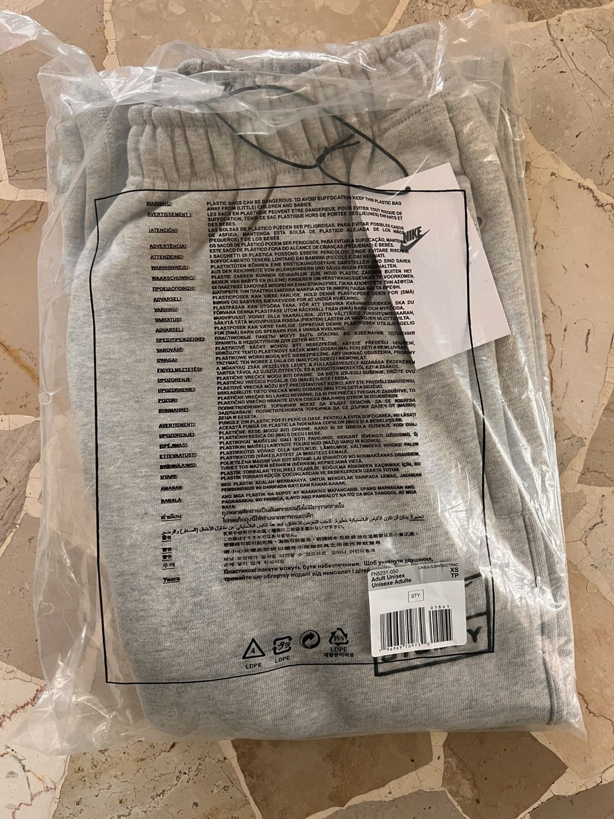 Nike × Stussy XS Nike Stussy Fleece Sweatpants Grey FW25 Fleece joggers Size US 30 / EU 46 - 19 Thumbnail