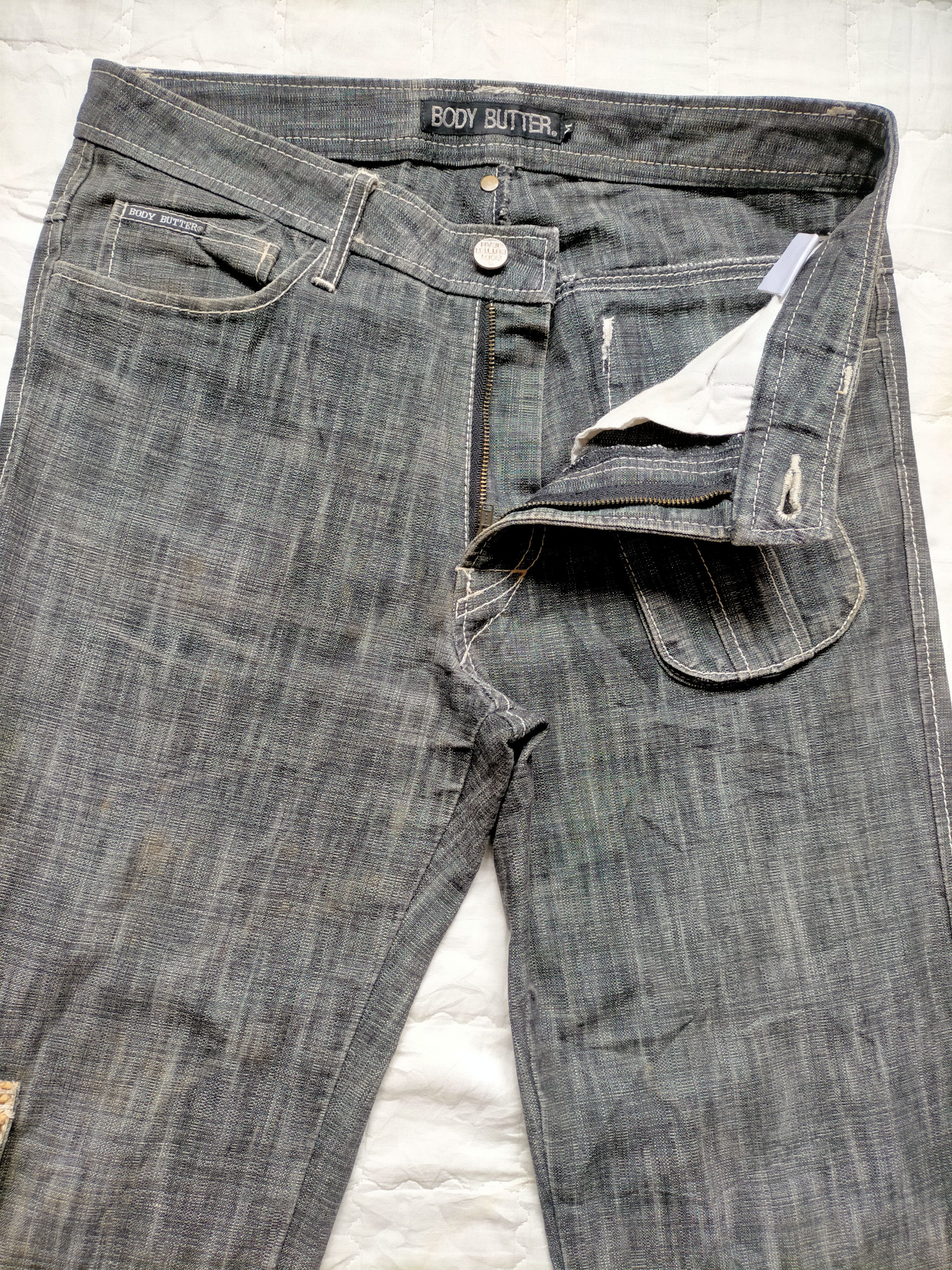 Le Grande Bleu (L.G.B.) Flare Jeans Body Butter Black Jeans Size US 30 / EU 46 - 3 Thumbnail