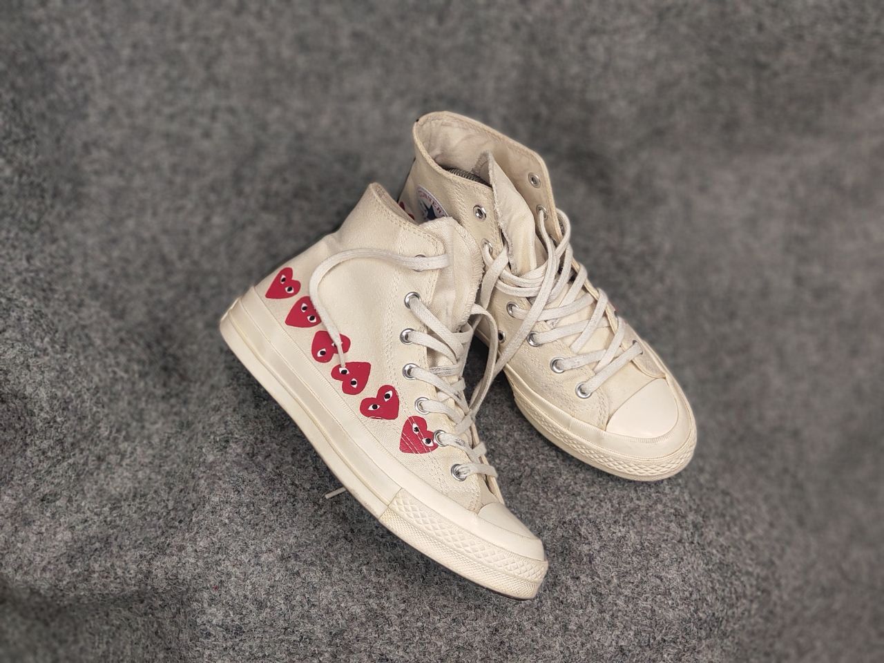 Comme des Garcons PLAY Comme de garcon play converse All Star High Top Sneakers Size US 6 / EU 39 - 5 Thumbnail