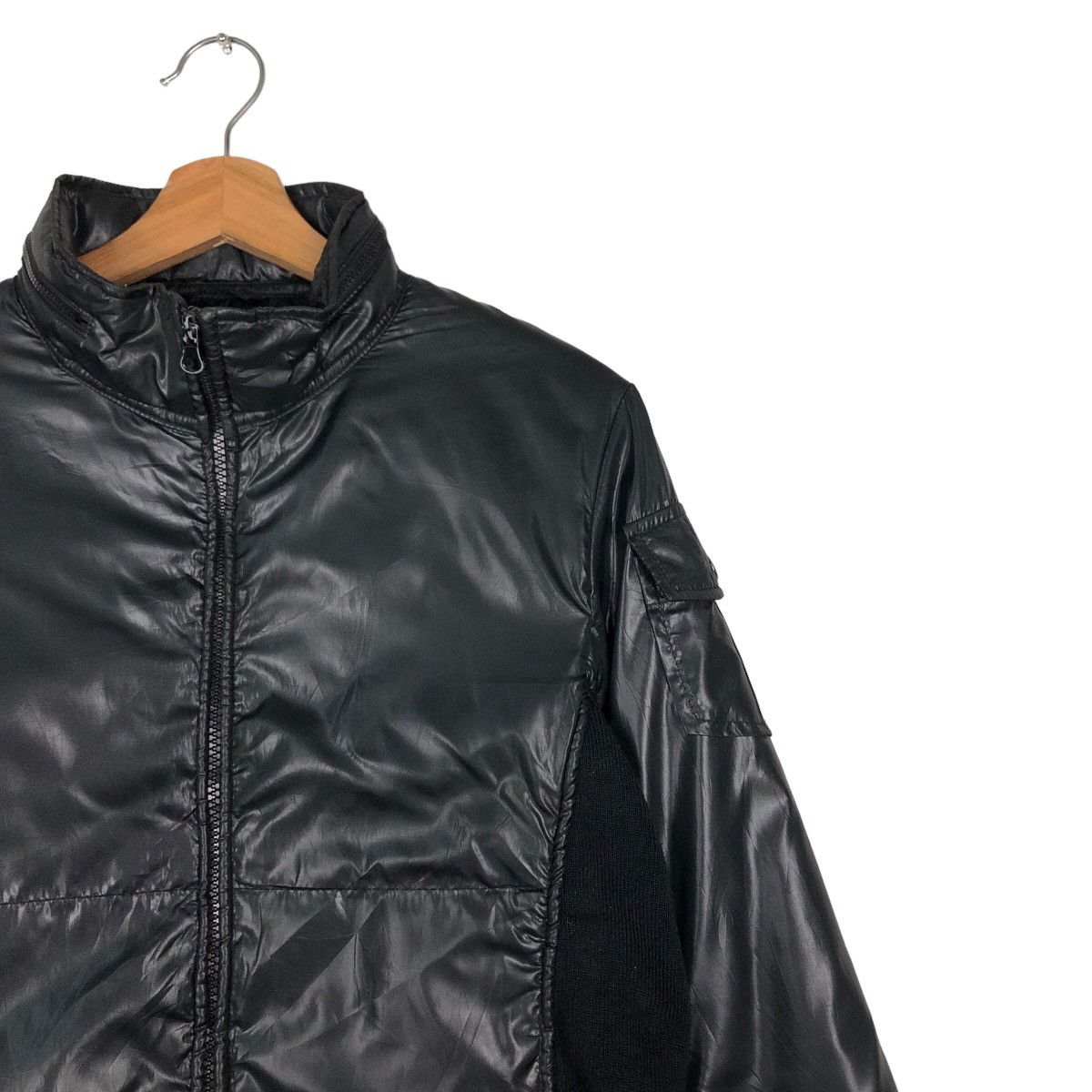 Hysteric Glamour 🔥Rich Black Biker Jacket Bondage Parachute 291295 Japan Size US M / EU 48-50 / 2 - 6 Thumbnail