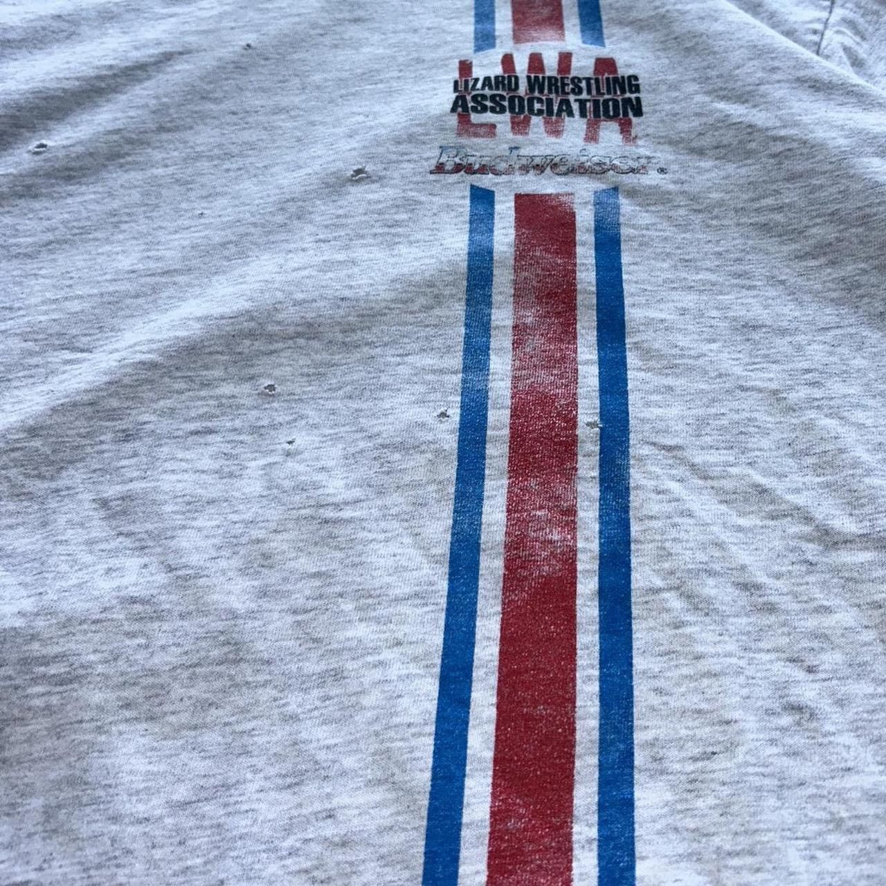 Budweiser Rare vintage distressed Budweiser gecko wresting size xl Size US XL / EU 56 / 4 - 4 Thumbnail