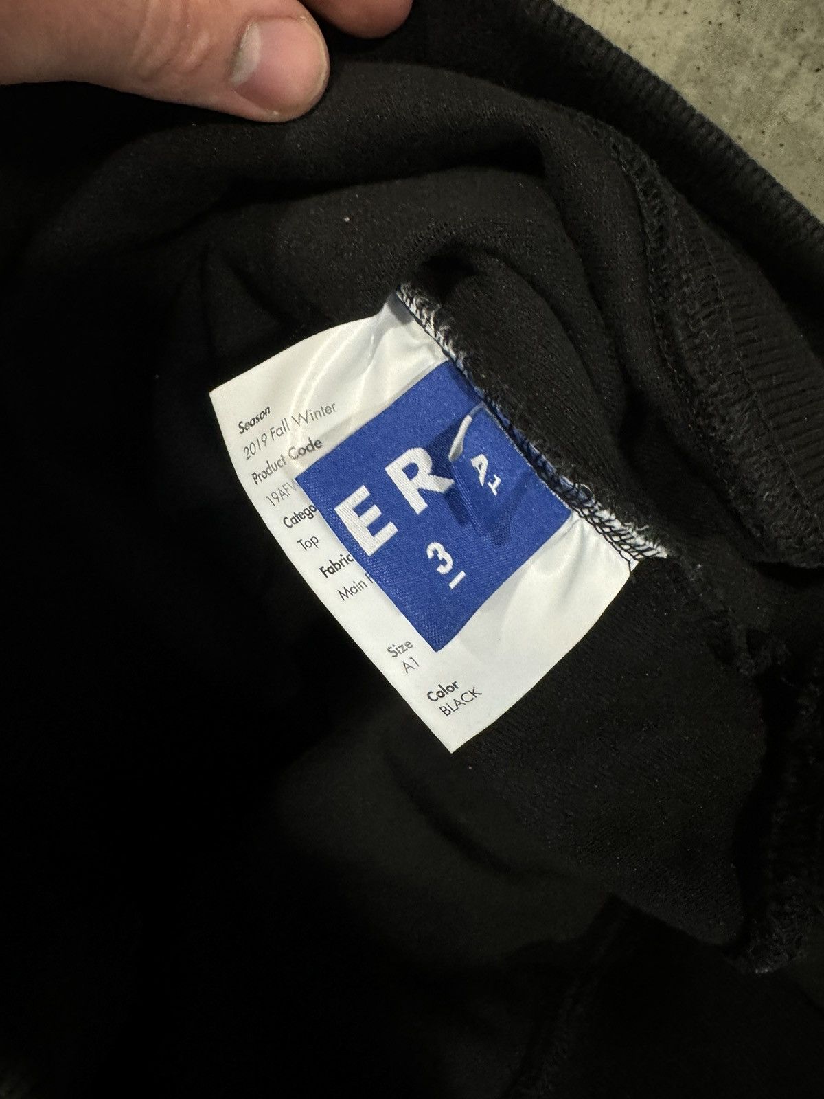 Ader Error Ader Error Turtleneck Long Sleeve Sweatshirt Black Size A1 Size US M / EU 48-50 / 2 - 8 Thumbnail