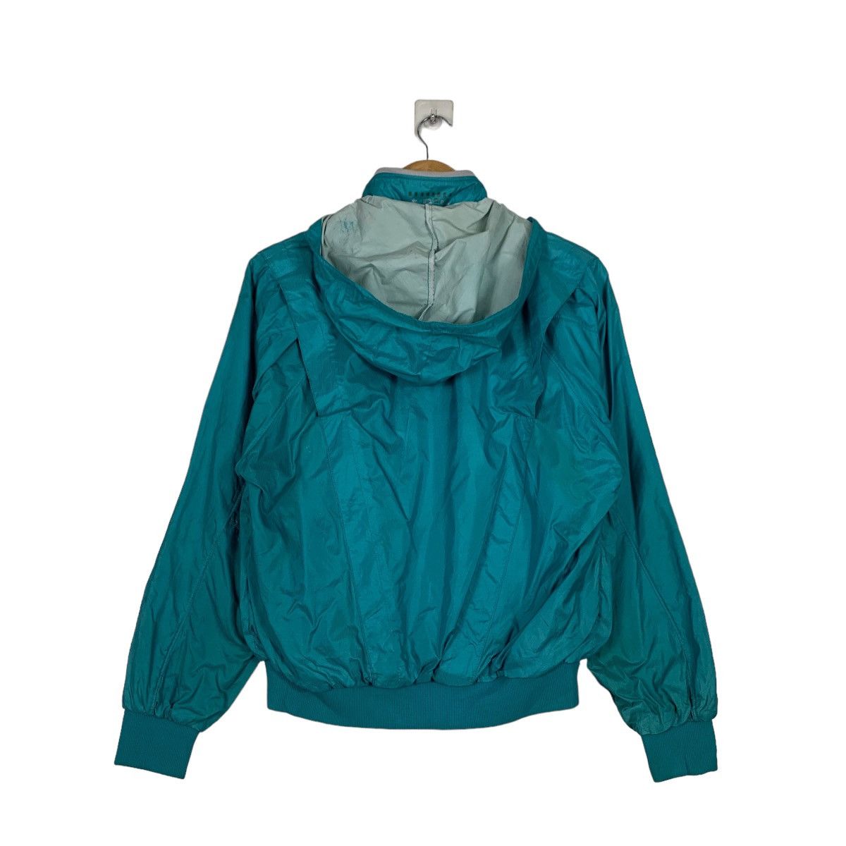 Asics ASICS Green Hooded Sports Light Jacket #1135-C52 Size US M / EU 48-50 / 2 - 7 Thumbnail