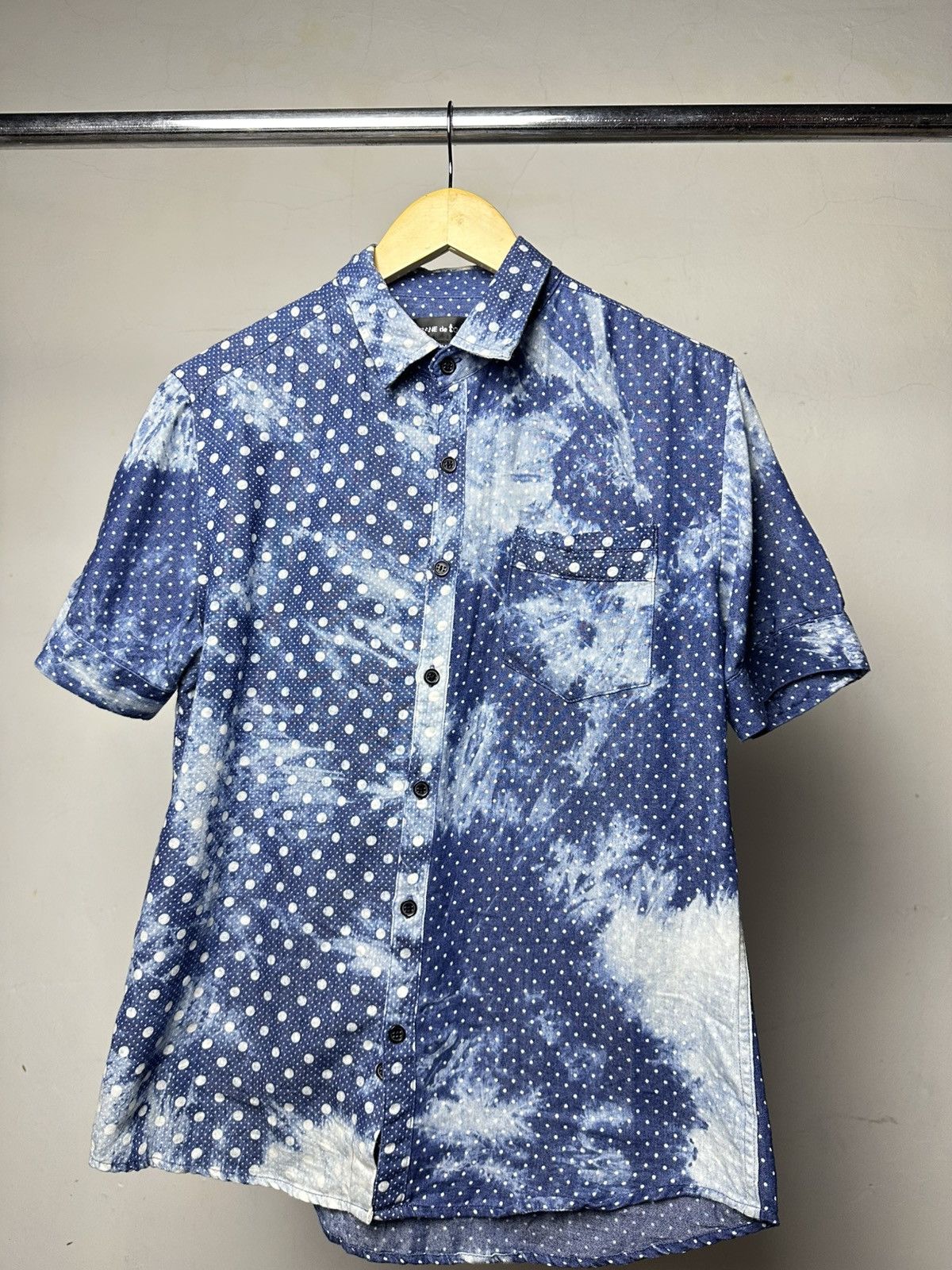 Designer Cabane De Toms Full printed Polkadot button shirt Size M / US 6-8 / IT 42-44 - 1 Thumbnail