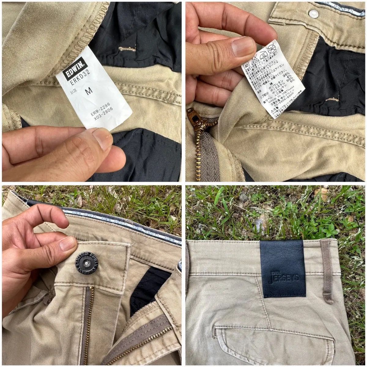 Edwin EDWIN JERSEYS UTILITY SLIMFIT STRETCHABLE CARGO PANTS Size US 30 / EU 46 - 18 Thumbnail