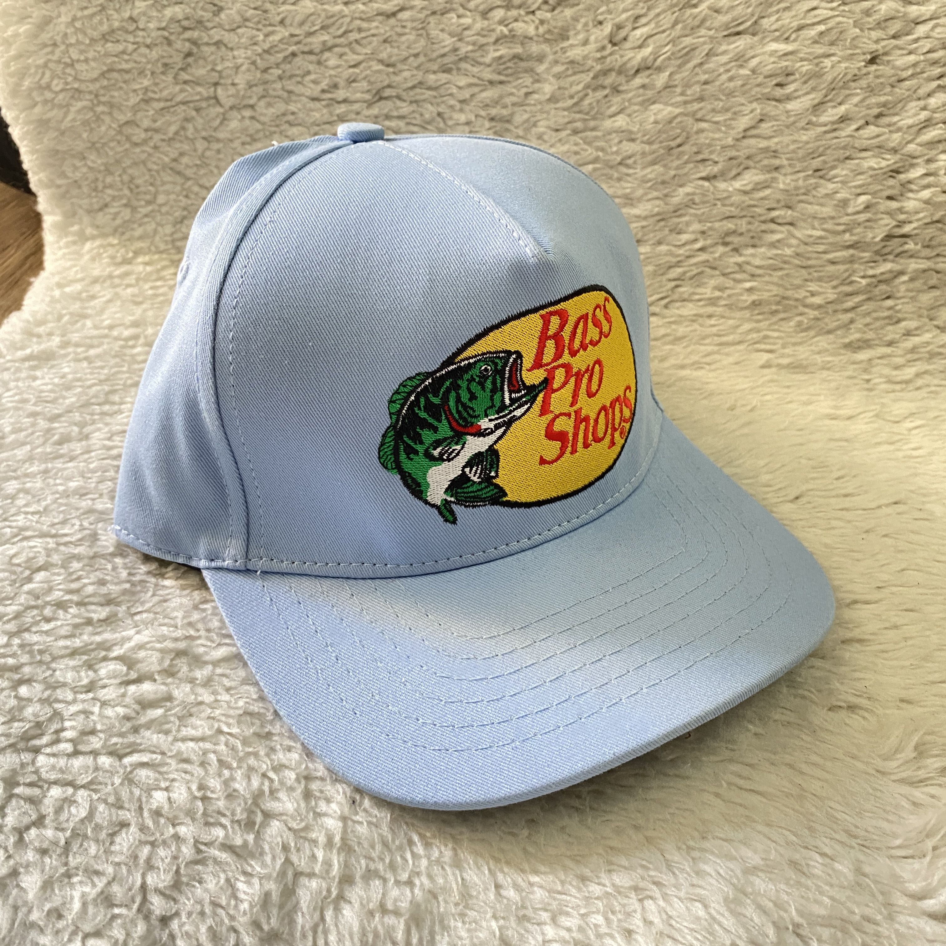 Bass Pro Shops Bass Pro Shops Blue Trucker Hat – Snapback Fishing Cap Size ONE SIZE - 2 Thumbnail