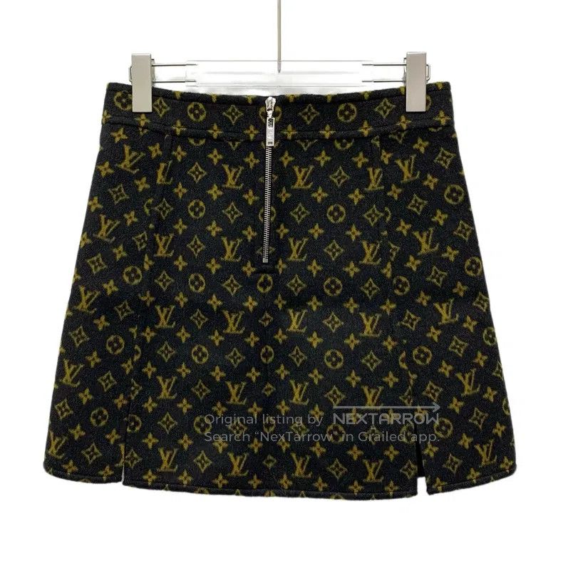 Louis Vuitton Louis Vuitton Color-block logo presbyopic full print wool Size 35" - 2 Thumbnail