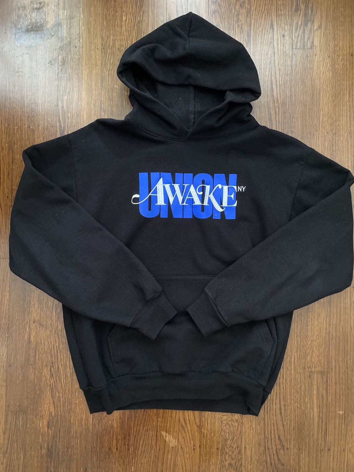 Awake NY × Union LA Awake NY x Union LA Drop Shoulder Black Hoodie Sz L Size US L / EU 52-54 / 3 - 2 Thumbnail