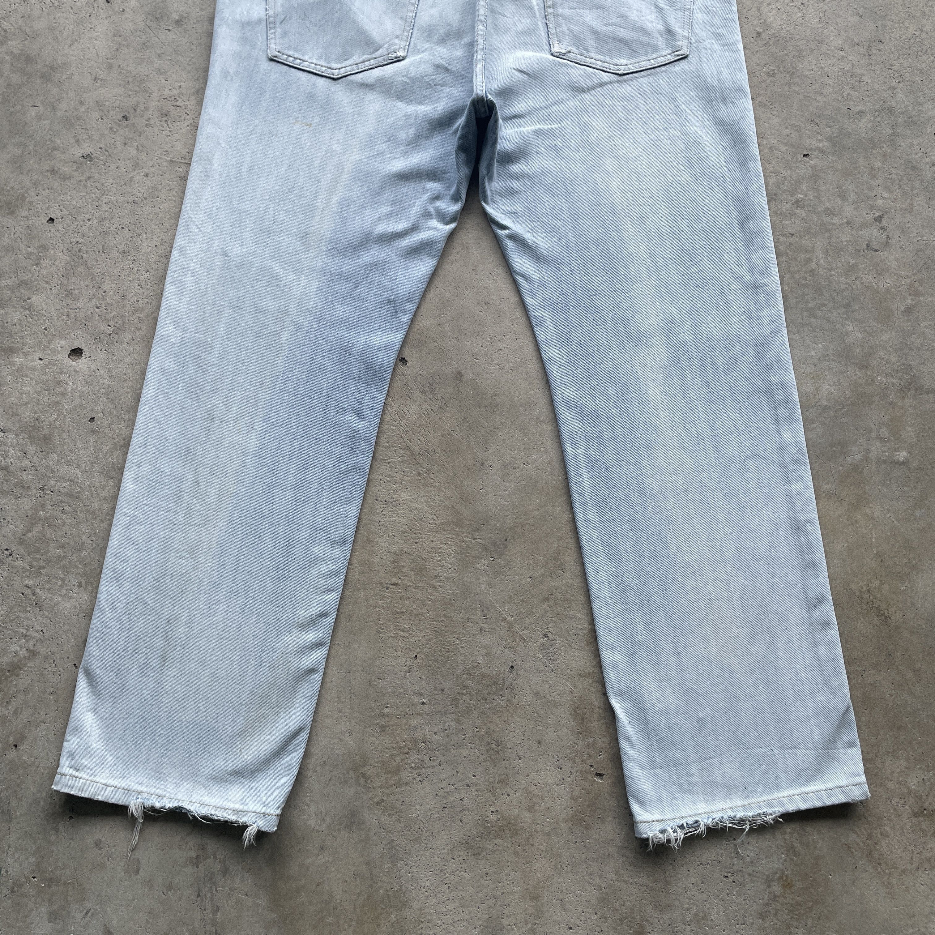 Edwin × Japanese Brand VINTAGE EDWIN DISTRESSED WASH JEANS FADED DENIM PANTS W39 Size US 39 - 10 Thumbnail