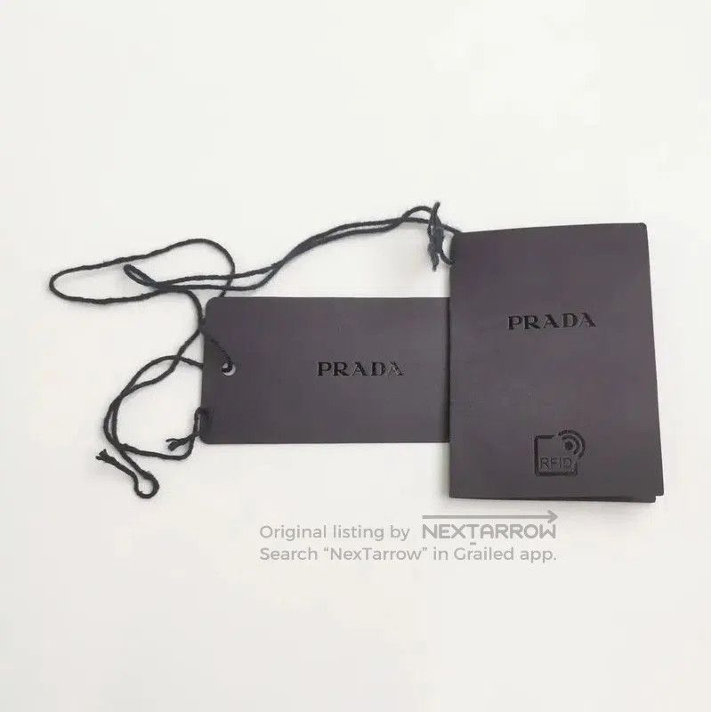 Other Prada White Cotton Logo Embroidered T-Shirt. Size XS / US 0-2 / IT 36-38 - 4 Thumbnail