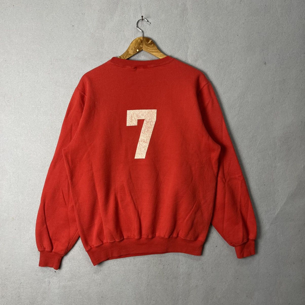 Gear for Sports Vintage Boston University Crewneck Sweatshirt Number 7 Size US M / EU 48-50 / 2 - 6 Thumbnail