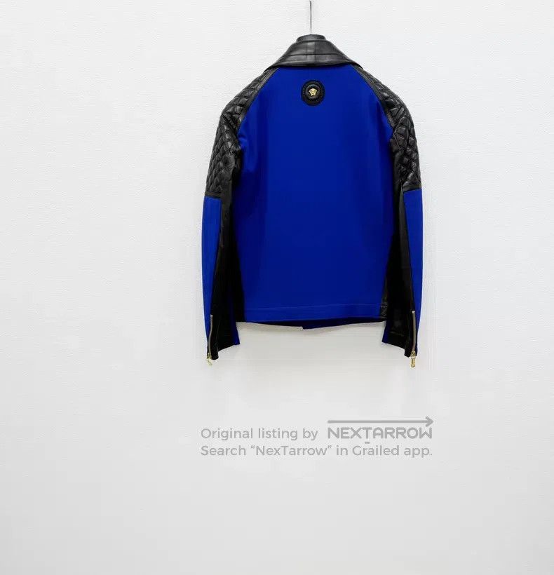 Versace Versace Main line wool blend patchwork cotton jacket Size US S / EU 44-46 / 1 - 2 Thumbnail