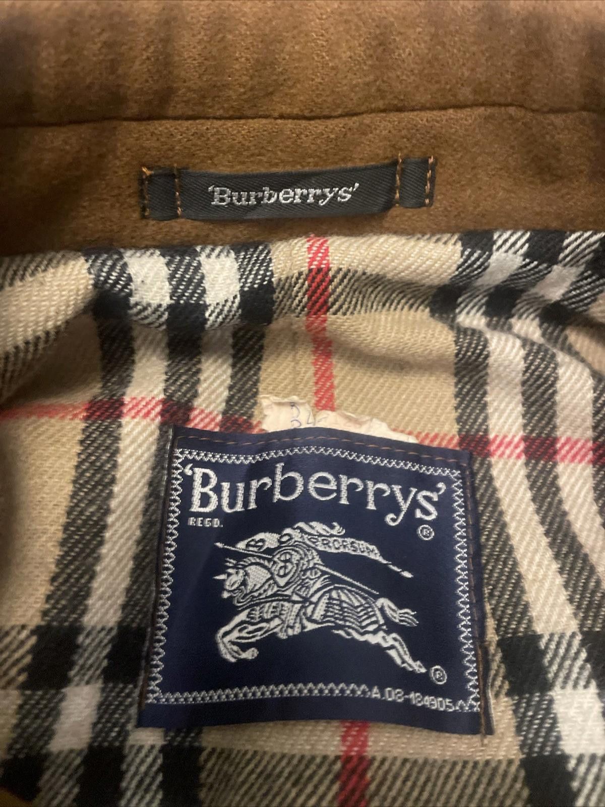 Burberry Vintage Burberry Brown Wool Nova Check Trench Coat Large ￼ Size US L / EU 52-54 / 3 - 5 Thumbnail