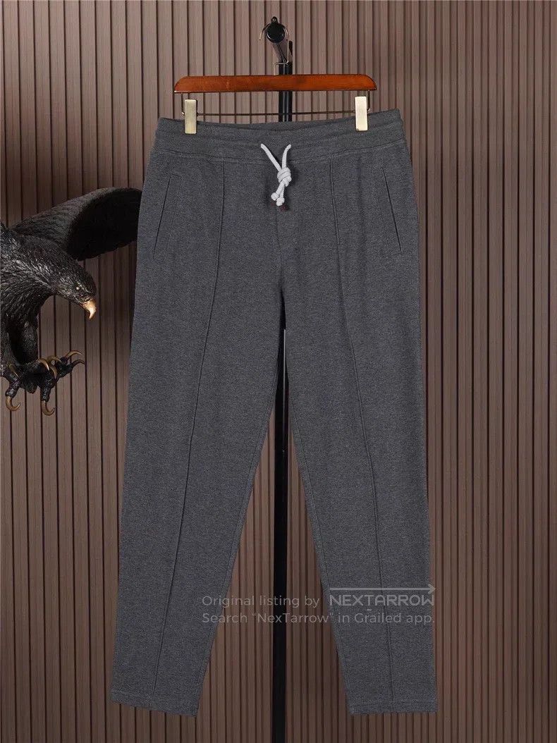 Brunello Cucinelli Brunello Cucinelli size 2XL Men's Dark Gray Island Cotton D Size US 30 / EU 46 - 1 Thumbnail