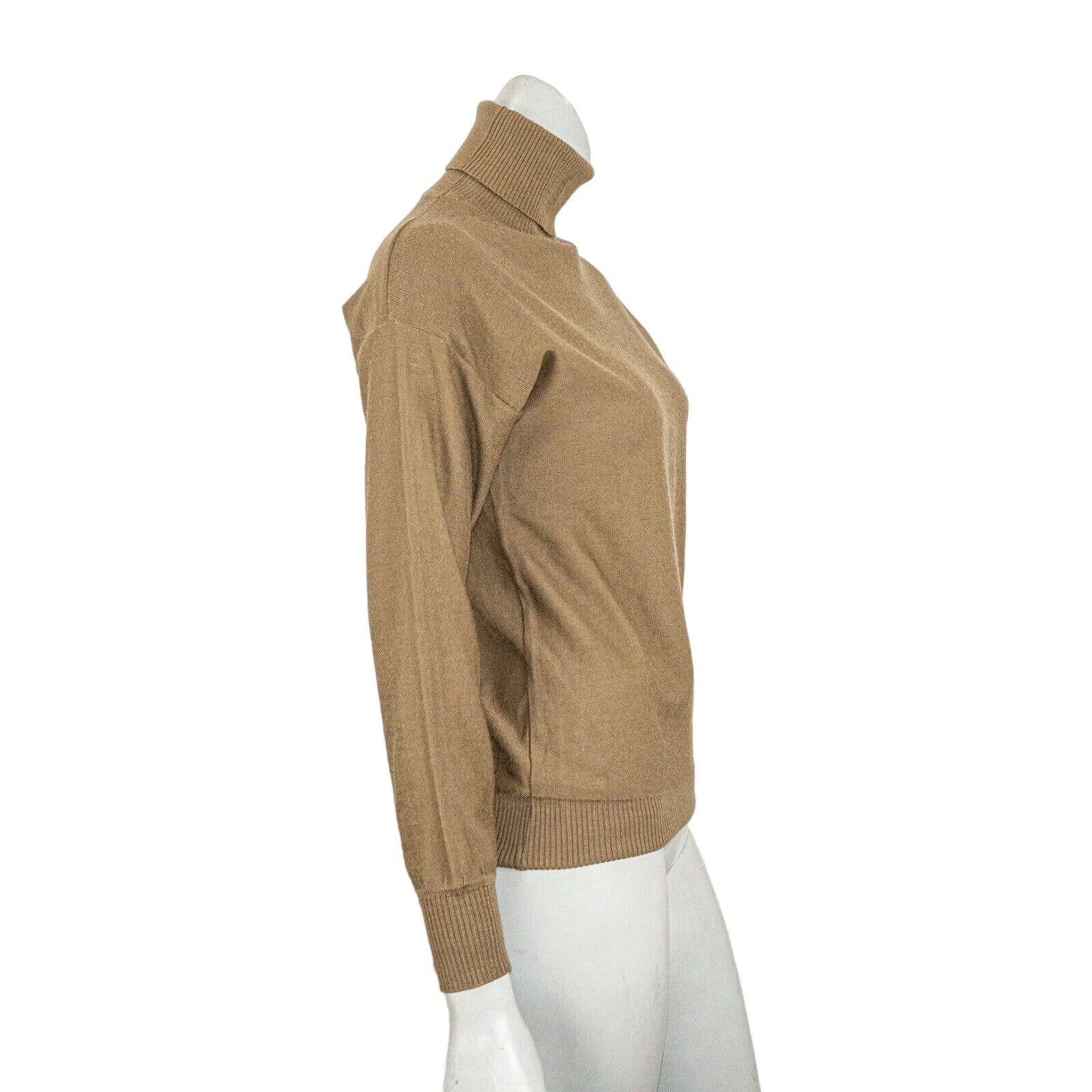 Saint Laurent Paris Vtg SAINT LAURENT rive gauche Turtleneck Sweater brown Size S / US 4 / IT 40 - 5 Thumbnail