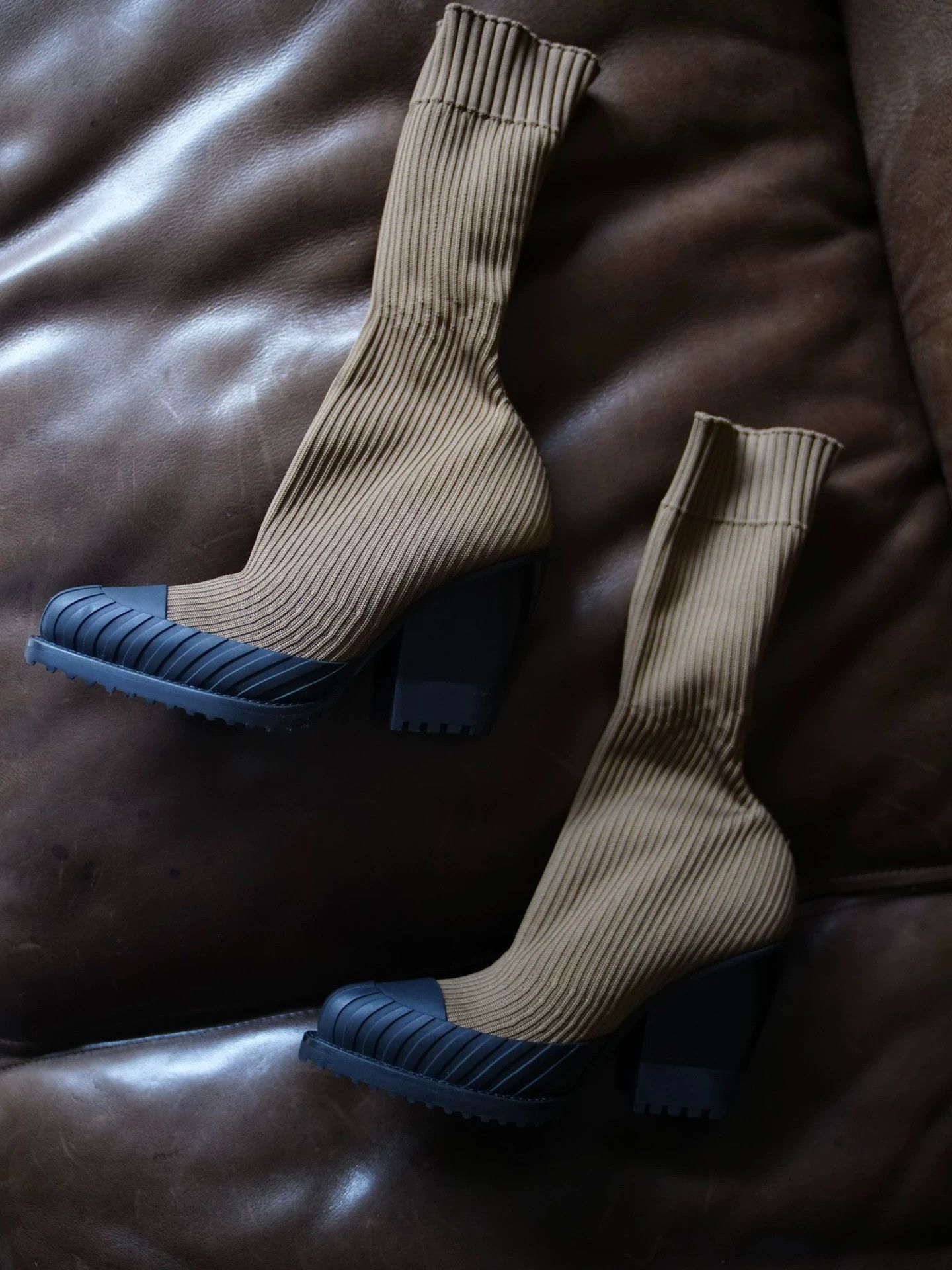 Chloe Chloe 2019 Paris FW Logo Sock Boot Women's Size US 7.5 / IT 37.5 - 1 Thumbnail