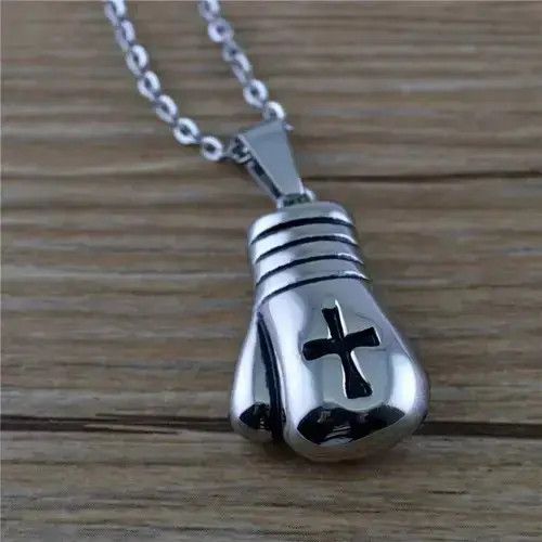 Jewelry Cross boxing glove Necklace Size ONE SIZE - 2 Thumbnail