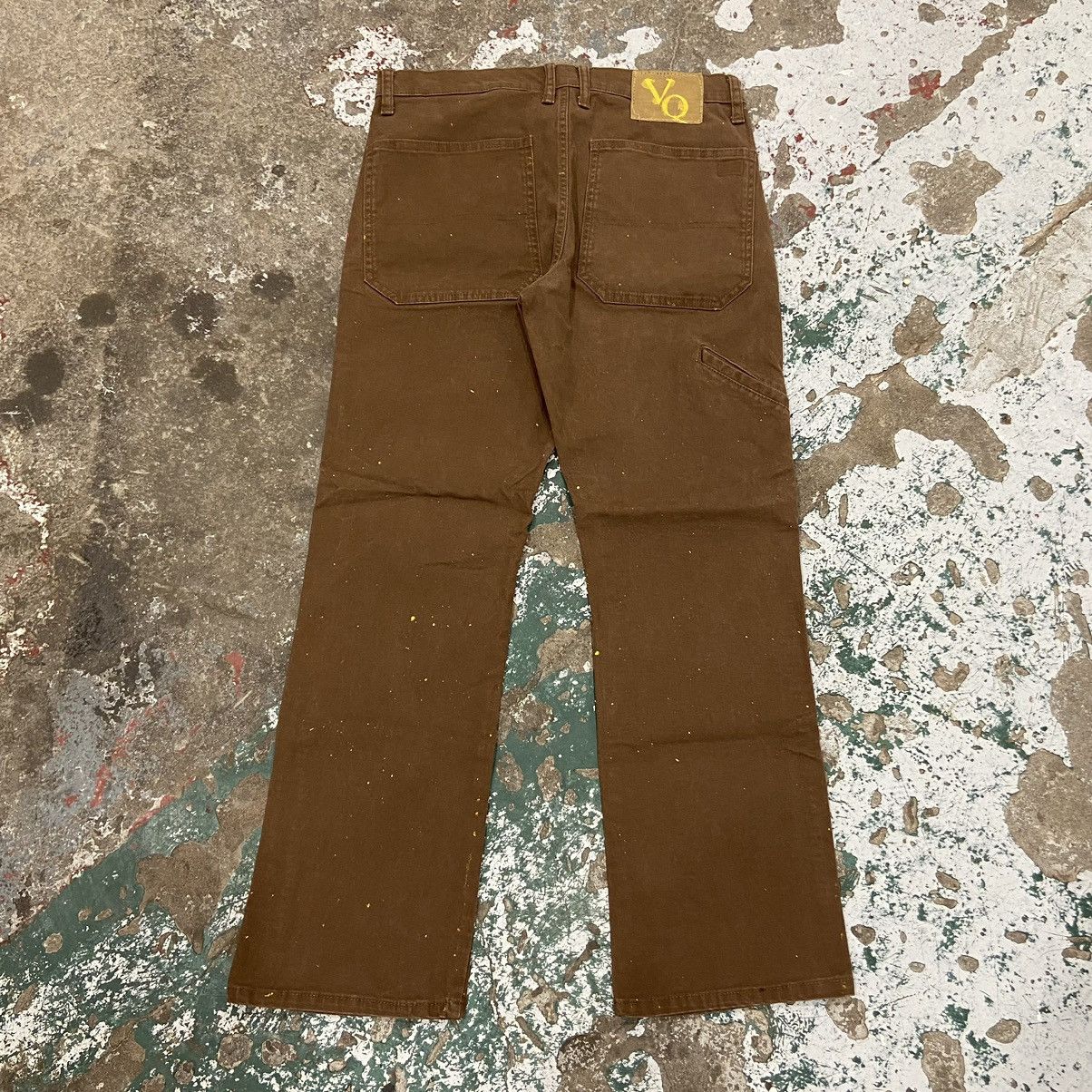 Dickies Dickies Paint Splatter Brown Work Pants Size US 32 / EU 48 - 1 Thumbnail