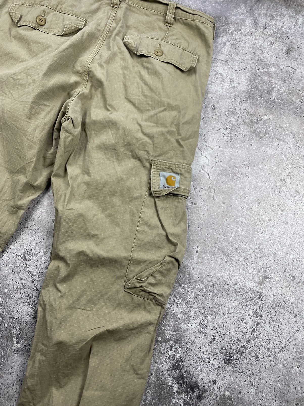 Carhartt × Vintage × Wrangler Crazy vintage y2k baggy wide carhartt style cargo pant skate Size US 33 - 6 Thumbnail