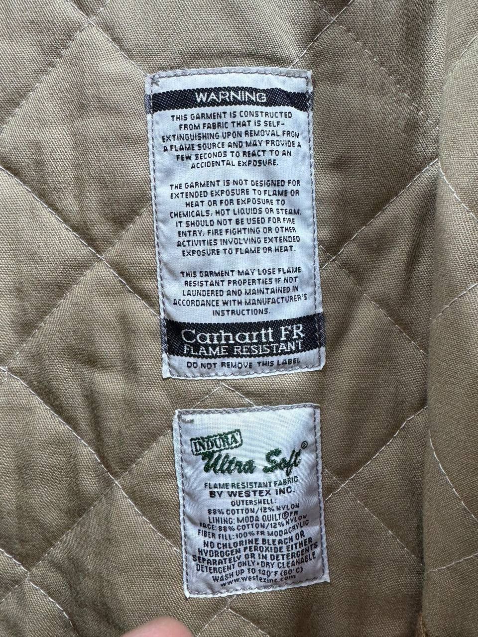 Other Carhartt FR Flame Resistant Mens Brown Bomber Vintage Jacket Size US XXL / EU 58 / 5 - 10 Thumbnail