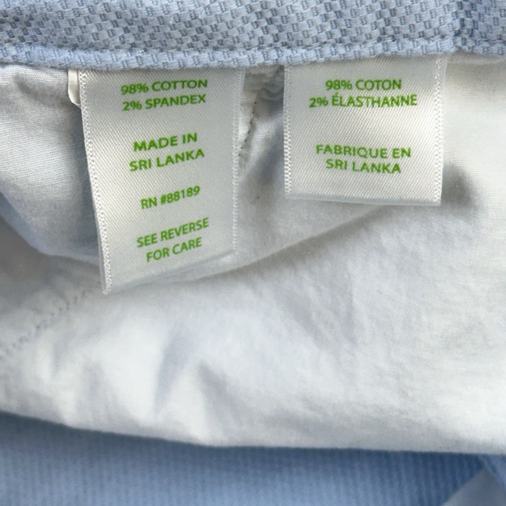 Lilly Pulitzer Lilly Pulitzer Shorts Women's 6 Blue Addie Ruffle Textured Stretch Casual Size 28" / US 6 / IT 42 - 7 Thumbnail