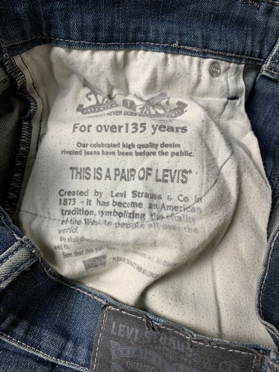 Levi's 2000s Levis Mud Wash Distressed Jeans Size US 28 / EU 44 - 9 Thumbnail
