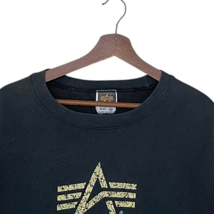 Alpha Industries × Japanese Brand × Vintage Vintage Japanese Brand Alpha Industries Sweatshirt 1990s Size US M / EU 48-50 / 2 - 7 Thumbnail