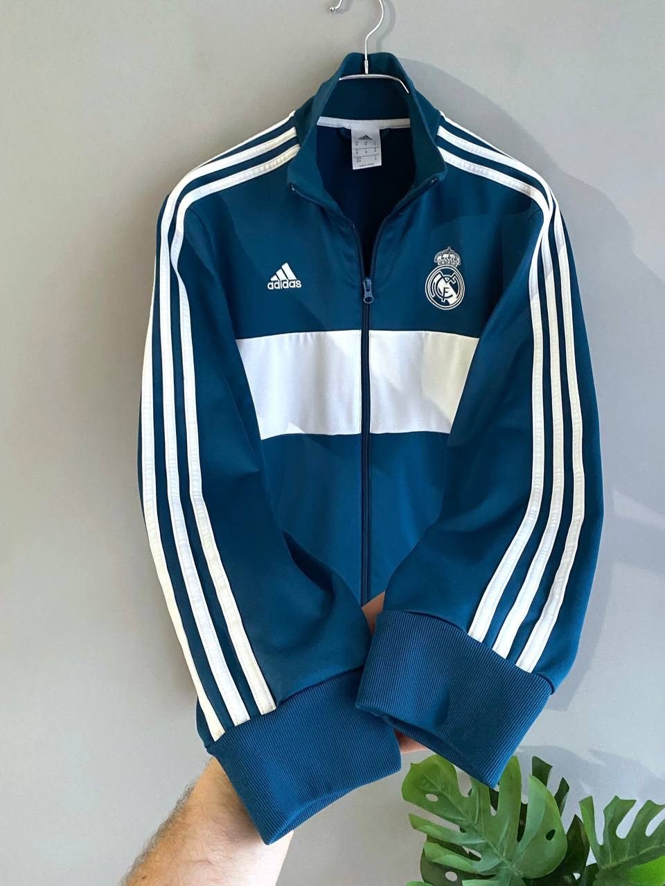 Adidas Real Madrid 2017/18 Pre Match Soccer Track Jacket, M BR2496 Size US M / EU 48-50 / 2 - 7 Thumbnail