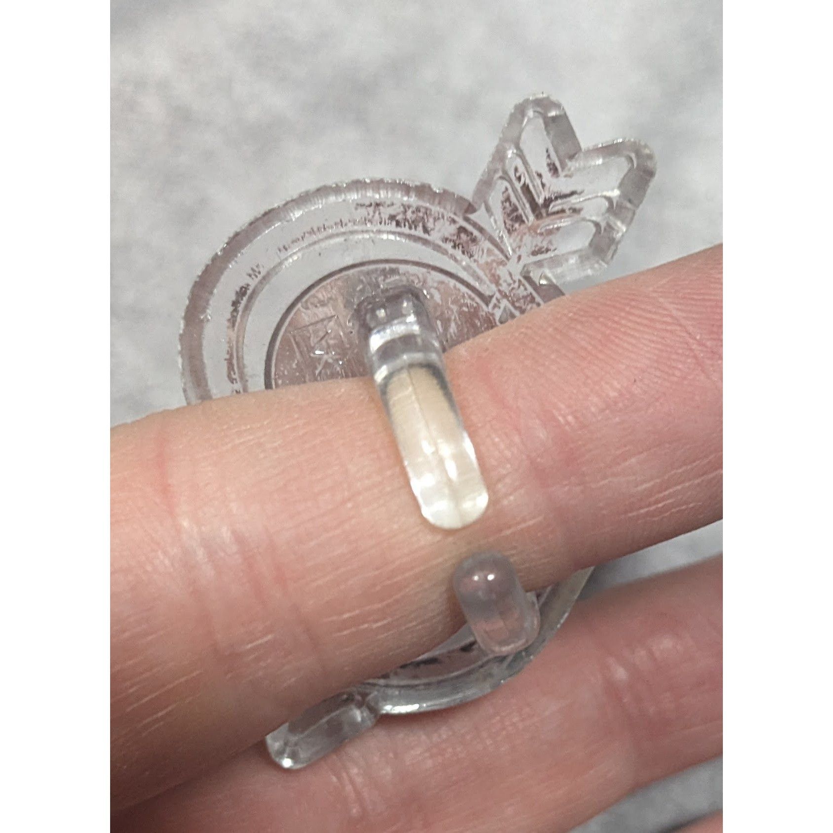 Other Metallic Valentine Heart And Arrow Clear Plastic Metallic Re Size ONE SIZE - 12 Thumbnail