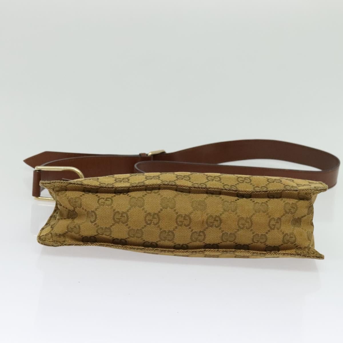 Gucci GUCCI GG Canvas Shoulder Bag Beige Gold Size ONE SIZE - 9 Thumbnail